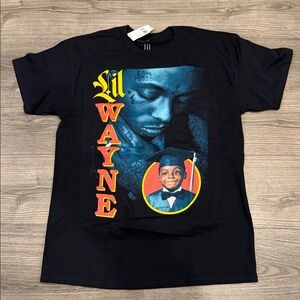 Lil Wayne Homage Band Tee Shirt Men’s Size Large